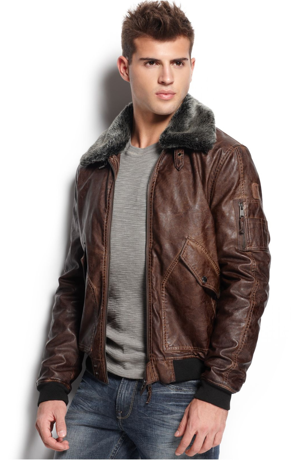 pilot leather jacket 2