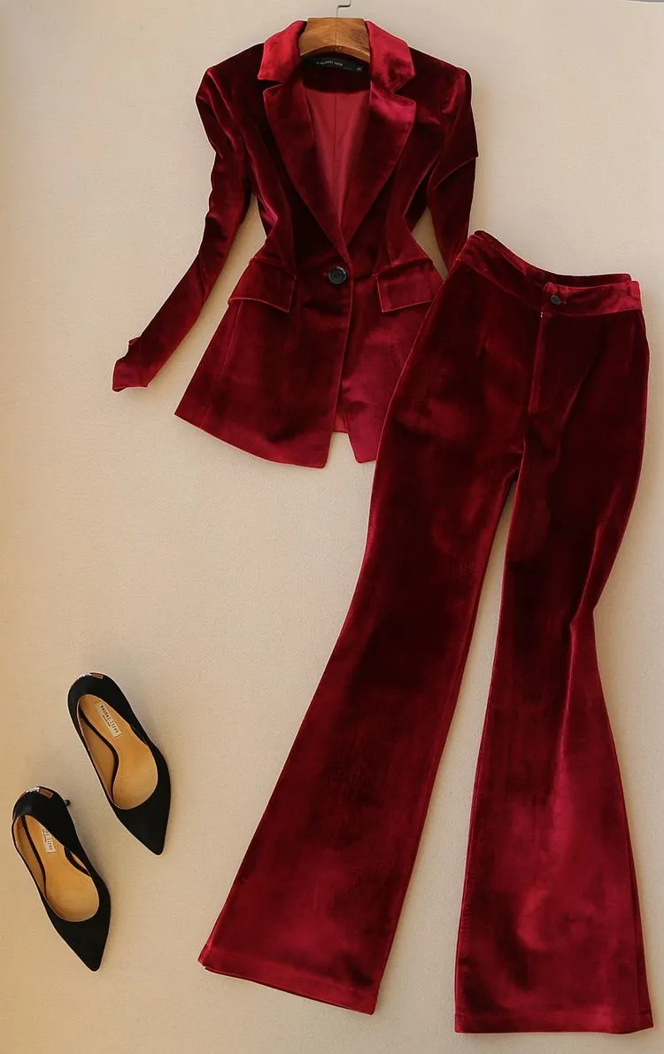 velvet pants
